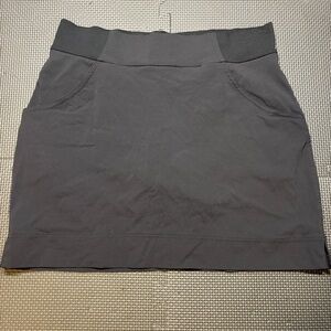 Columbia Casual Anytime Soft Casual Black Skort Elastic Waist Pocket Size Small